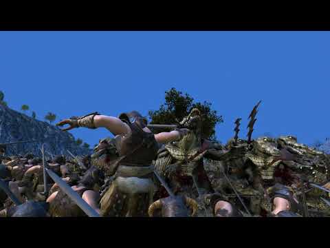 Random Battle# 1526 Crocodile Warriors VS 4833 Vikings  -  Ultimate Epic Battle Simulator