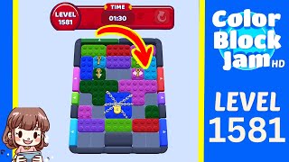 Solusi Level 1581 Color Block Jam