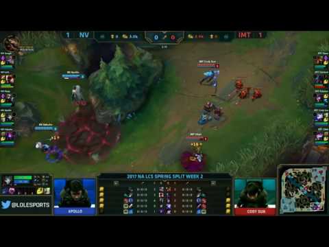 nV vs IMT, Game 3   NA LCS 2017 Spring   EnVy vs Immortals G3