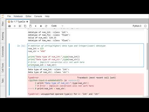 014 Tutorial 13 Python Data Type Conversion