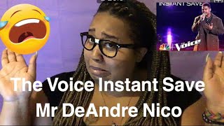 The Voice Instant Save | DeAndre Nico Did He Really Deserve to Go Home| Reaction