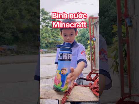 Bình nước minecraft lạ quá