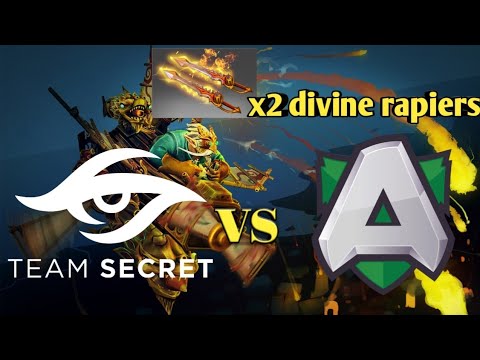 Team Secret vs Alliance 2x divine Rapier Gyrocopter Dreamleague Leipzig MAJOR Qualifiers Highlights