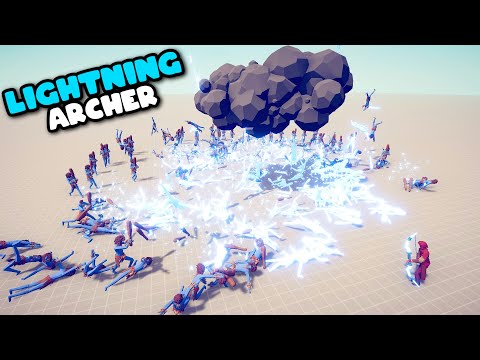 LIGHTNING ARCHER Vs EVERY UNITS - TABS MODDED