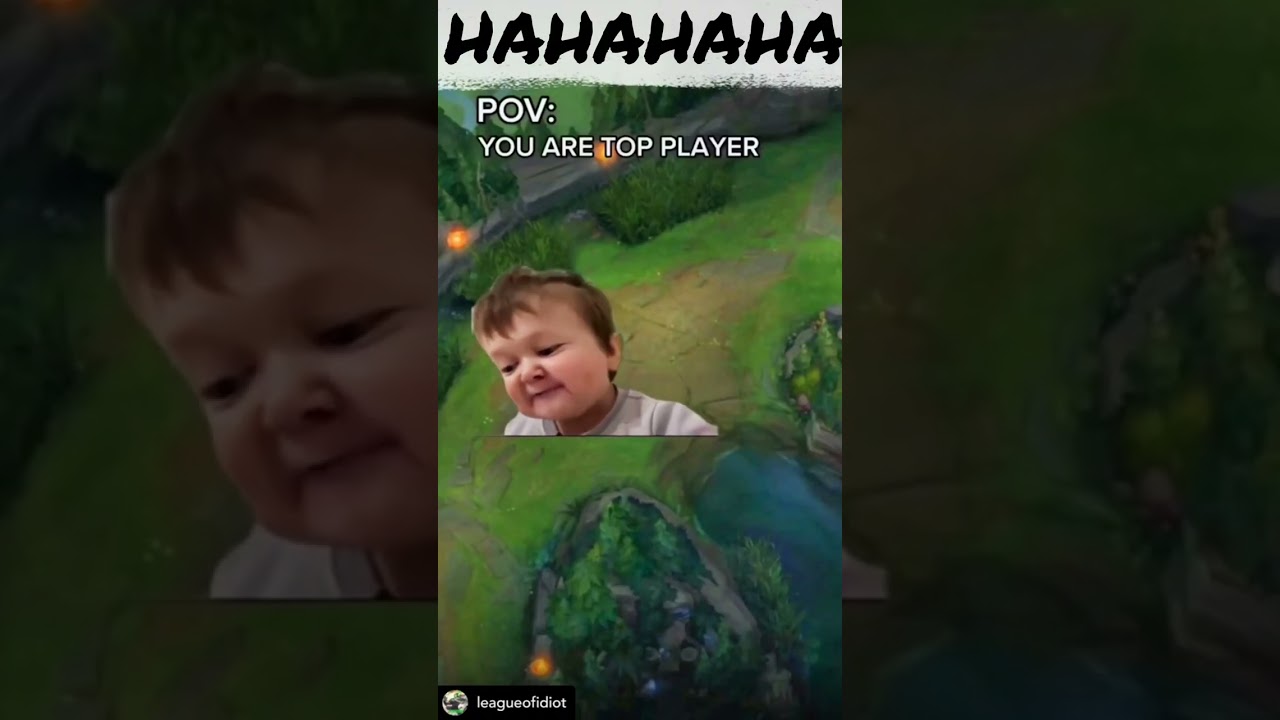 TOP LANER LIFE 😂🤣- Lol Memes #shorts #leagueoflegends #memes