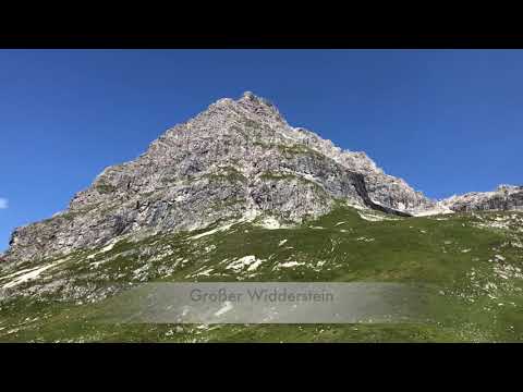 Großer Widderstein über Gemsteltal und Bärgunttal