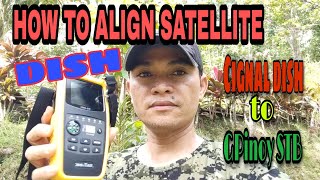 HOW TO ALIGN SATELLITE DISH USING SATELLITE FINDER - SATLINK WS6933