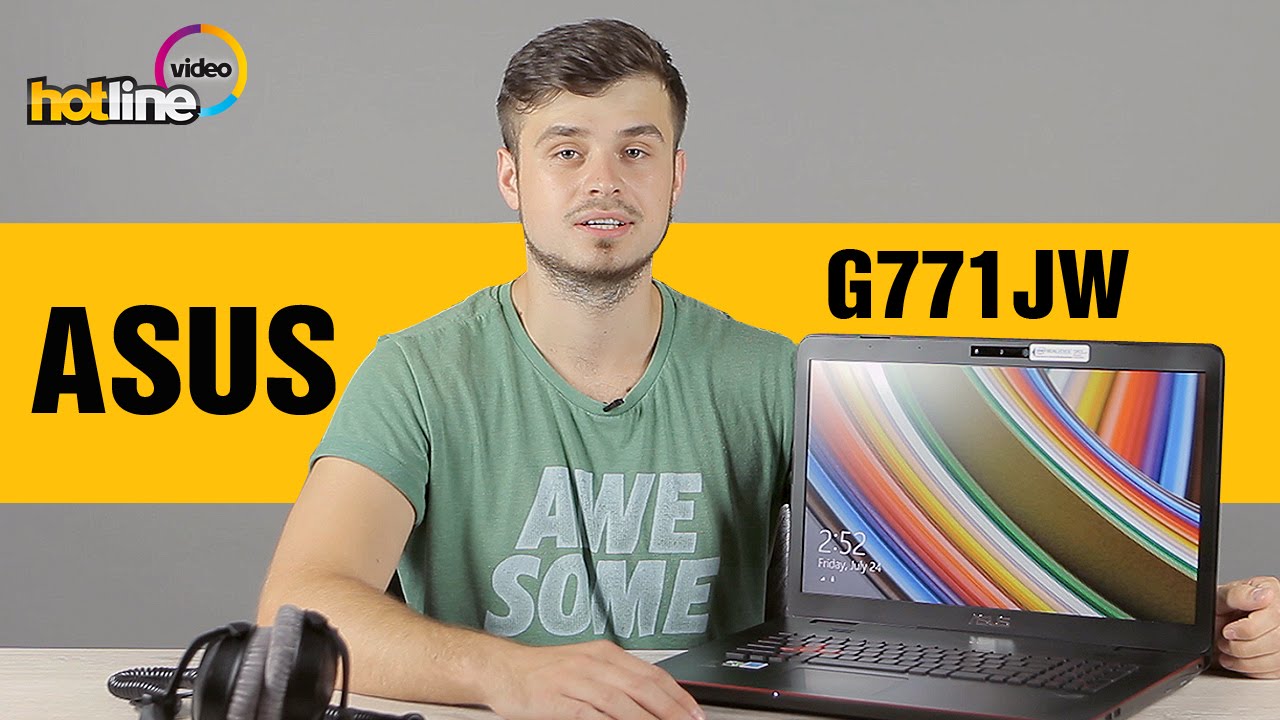 Ноутбук 17.3" Asus G771JW (Core i5-4200H|8Gb|1Tb+128GbSSD|DVD-RW|GF960M 2Gb+GMA|W8) Black
