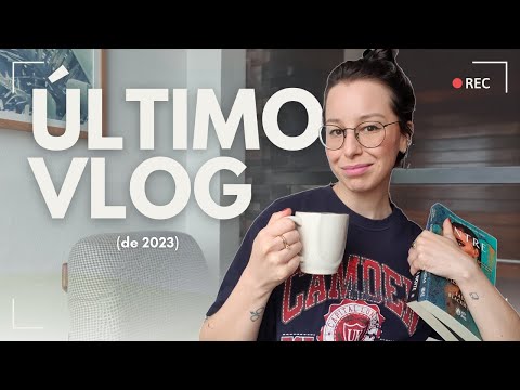 lendo o ltimo livro do ano e abrindo pacotinhos | ltimo VLOG de leitura de 2023!