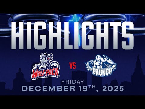 12.19.25 Hartford Wolf Pack vs Syracuse Crunch