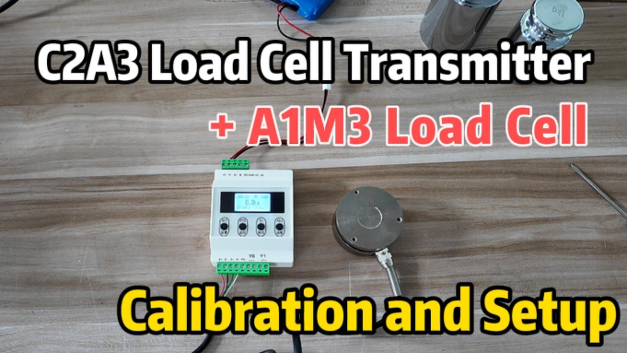 ST Indicator +A1M3 Load Cell Calibration and Setup Tutorial