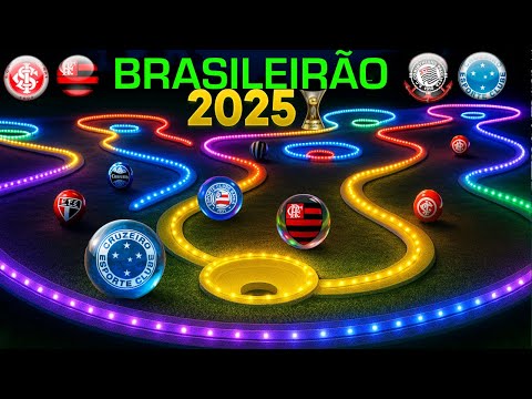 Brasileirão 2025 | 2nd Round of Marbles 🏌️‍♂️ | Golf with LEDs and Points per Hole!