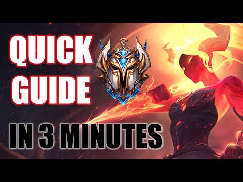 AKALI QUICK GUIDE IN 3 MINUTES from CHALLENGER AKALI MAIN - League of Legends (No commentary)
