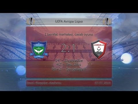 "Samtredia" - "Qəbələ" 2:1 [UAL 2016/17, I təsnifat mərhələsi]