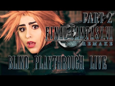 FIRST TIME EVER PLAYING FINAL FANTASY | PART 2 HI ROCHE|  Final Fantasy VII Remake Blind Playthrough