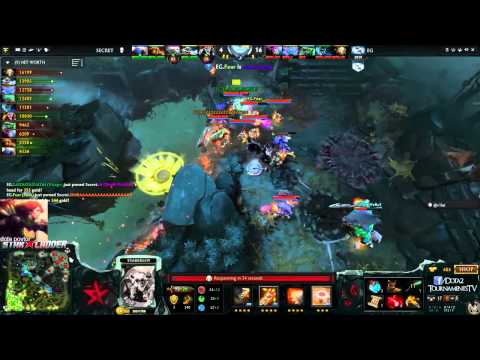 Starladder. Grand Final. EG vs Team Secret. Game 3 Highlights