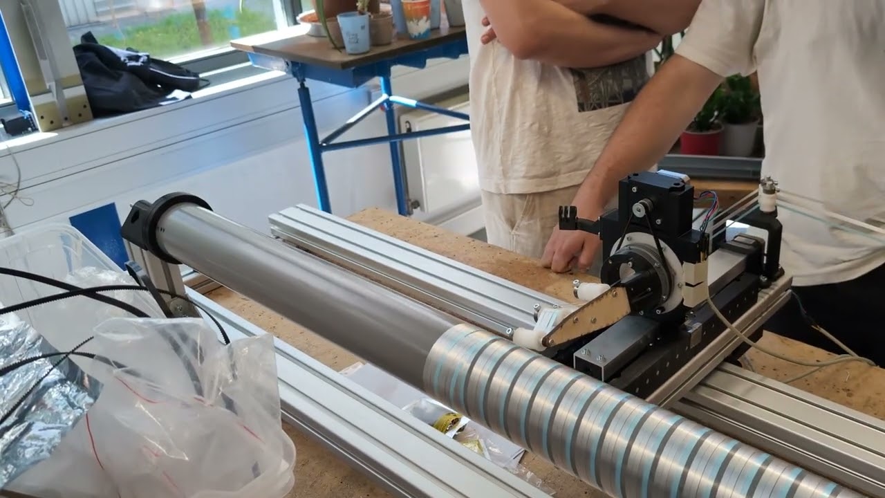 HALEX II Filament Winder Demonstration