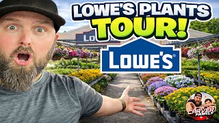 Lowe’s Outdoor Plant Section Walkthrough | So Many Beautiful Plants!
