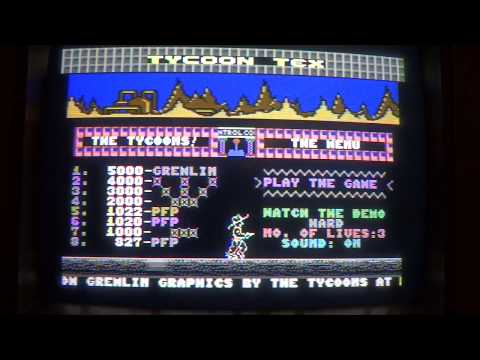 Commodore 16 / 116 / Plus4 - Tycoon Tex (Gremlin Graphics) - Gameplay (plus4punk)