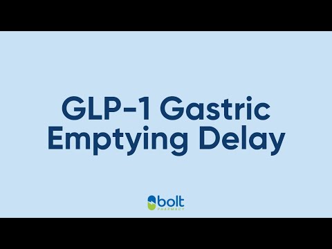 how long does glp 1 delay gastric emptying How Long Does GLP-1 Delay Gastric Emptying?