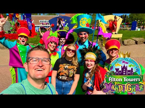 Alton Towers Mardi Gras Vlog 2023
