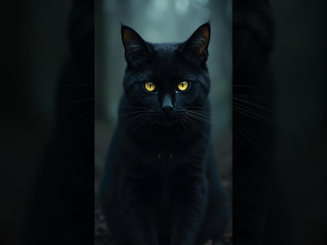 Vídeo relacionado con Letreros divertidos de madera lisa con diseño de un grupo de gatos negros con ojos brillantes para decoración de puertas y manualidades (15 x 28 cm)