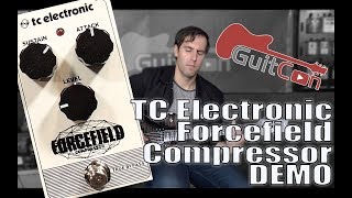Video thumbnail for TC Electronic Forcefield Compressor Pedal Review & Demo from GuitCon 2017 (Stompbox Saturday Ep.104) by Sean Pierce Johnson