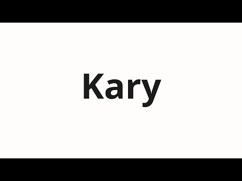 How to pronounce Kary | Кары (Kara in Russian)