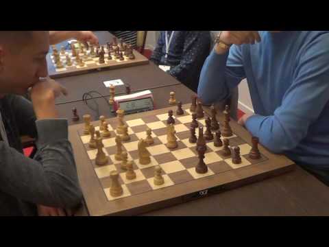 GM Bortnyk Olexandr - Shipulin Denis, Alekhine defence 2.Ng8, Blitz chess