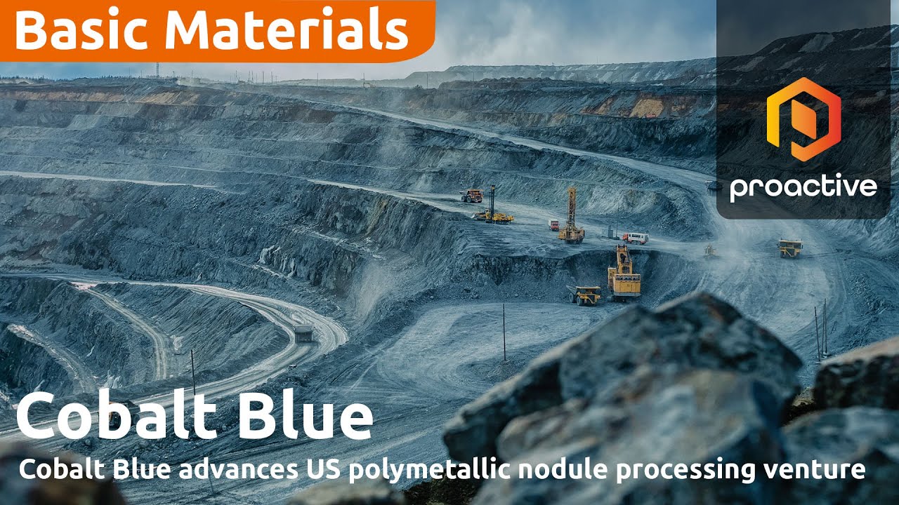 Cobalt Blue to advance proposed polymetallic nodule processing facility in the US