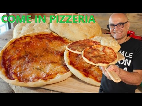 COME IN PIZZERIA Pizza alla Pala pizza in teglia e pan focaccia UNICO IMPASTO 3 tipi di pizza