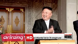 Kim Jong-un makes Time's '100 Most Influential' list for 7th straight year