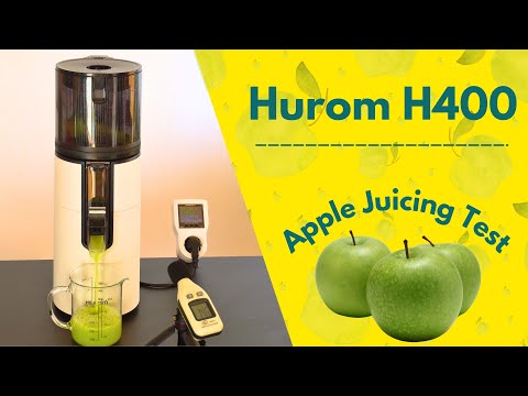 Hurom H400 Apple Juice Test: Complete Performance Data (Yield, Noise, Speed) | Slow Juicer Review