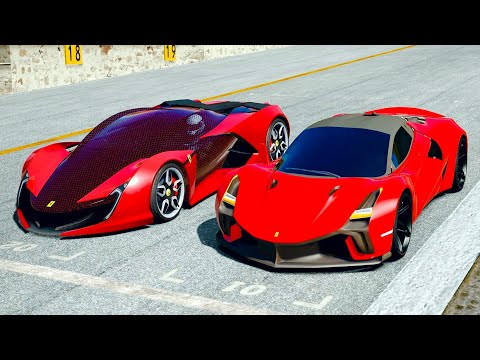 Ferrari Stallone 2022 vs Ferrari Impronta at Top Gear Track