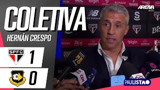 COLETIVA HERNÁN CRESPO | AO VIVO | São Paulo 1 x 0 São Bernardo - Paulistão 2026