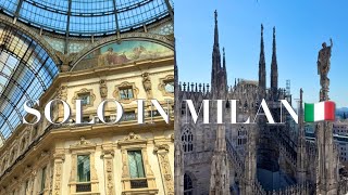 Solo in Milan｜【ミラノ旅】歴史と美が交差する街を歩く｜大聖堂・ガレリア・カフェ
