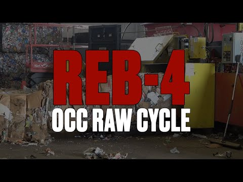 REB-4 Two-Ram Baler Raw Cycle – OCC