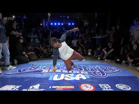 Cara vs Logistx [top 8 bgirl] // FREESTYLE SESSION USA 1v1 - 2021 // stance