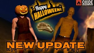 【oxide survival island】ゾンビが追加され恐ろしい夜が...新アイテム！カボチャ装備が！？ハロウィンアップデート！