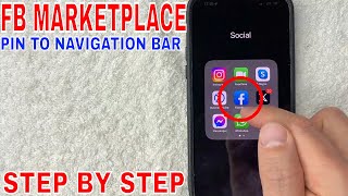 ✅ How To Pin Facebook Marketplace To Navigation Bar 🔴