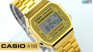 Download lagu Reloj Casio Retro Vintage A168 Dorado - www.CompraFacil.mx mp3