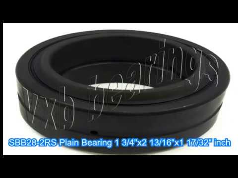 SBB28-2RS Plain Bearing 1 3/4"x2 13/16"x1 17/32" inch