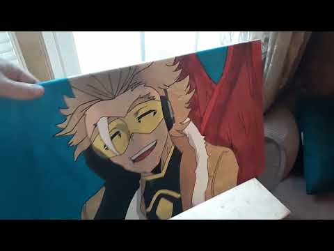 Painting of HAWKS Keigo Takami My Hero Academia