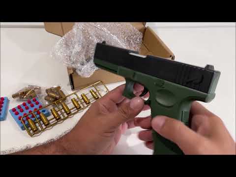 Glock Shell Ejection Soft Bullet Toy Gun educational QUICK REVIEW 2022