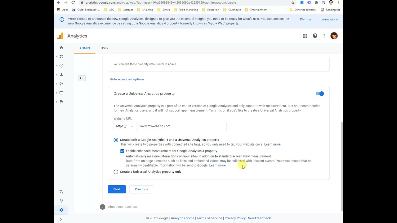 Getting a UA Code for GA4 (Google Analytics 4)