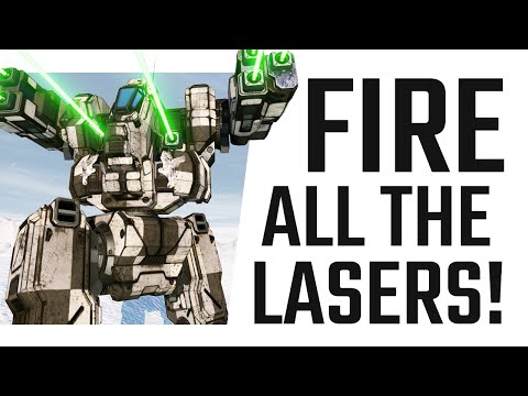 Fire ALL the Lasers!! Blackjack Laser Vomit Build - Mechwarrior Online The Daily Dose #1139