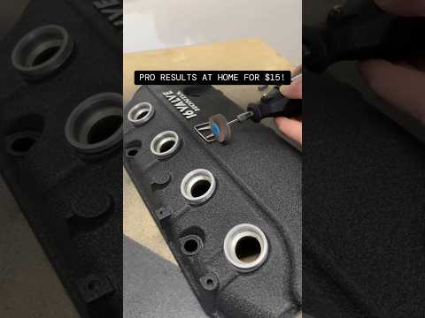Pro Results At Home For $15 - DIY VHT Wrinkle Black Valve Cover 🖤