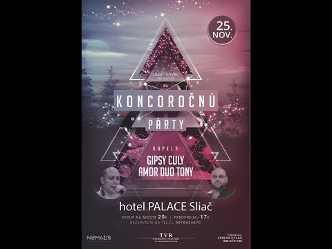 Koncoročná PÁRTY V PALÁCI (25.11.2017) - upútavka