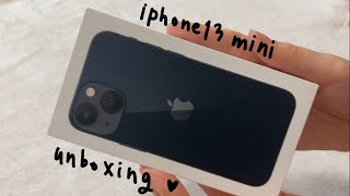  당근에서 구매한 아이폰 13미니 미드나이트 언박싱 | 자급제폰 | 미개봉 | 래렬