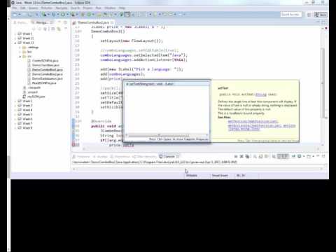Java Jcombobox Example 2
